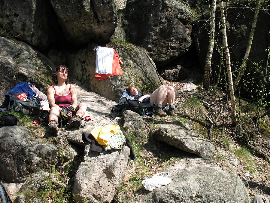 IMG_7802.JPG - Entspannung in der Frühlingssonne.