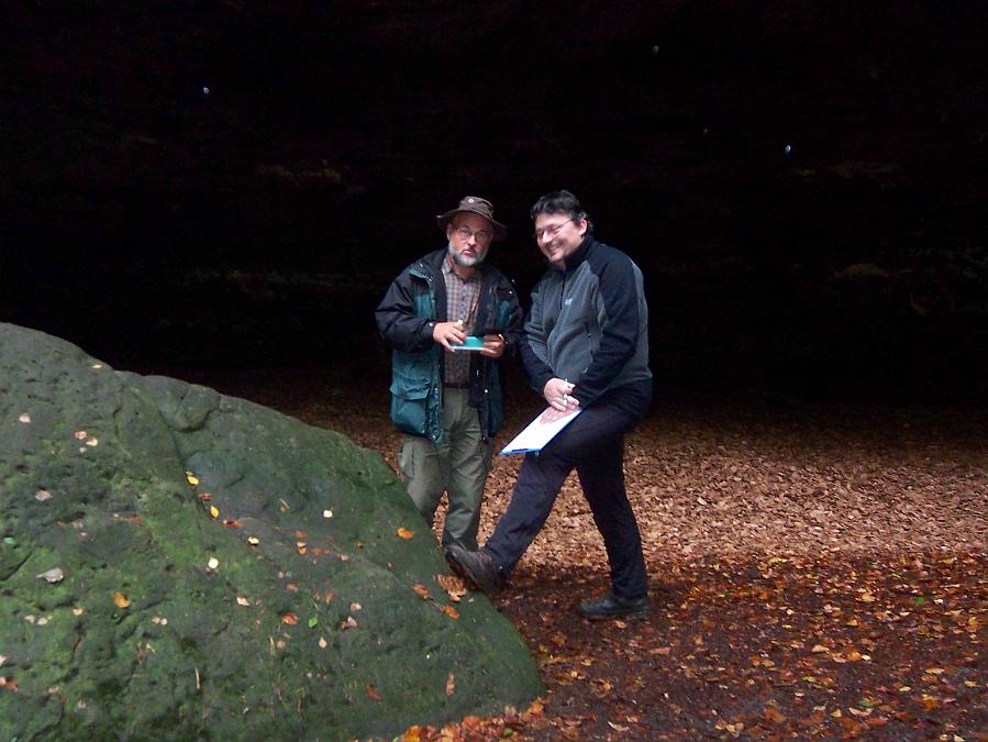 03.jpg - Kontrollpunkt 1 die Hickelhöhle, Bild: Ralf